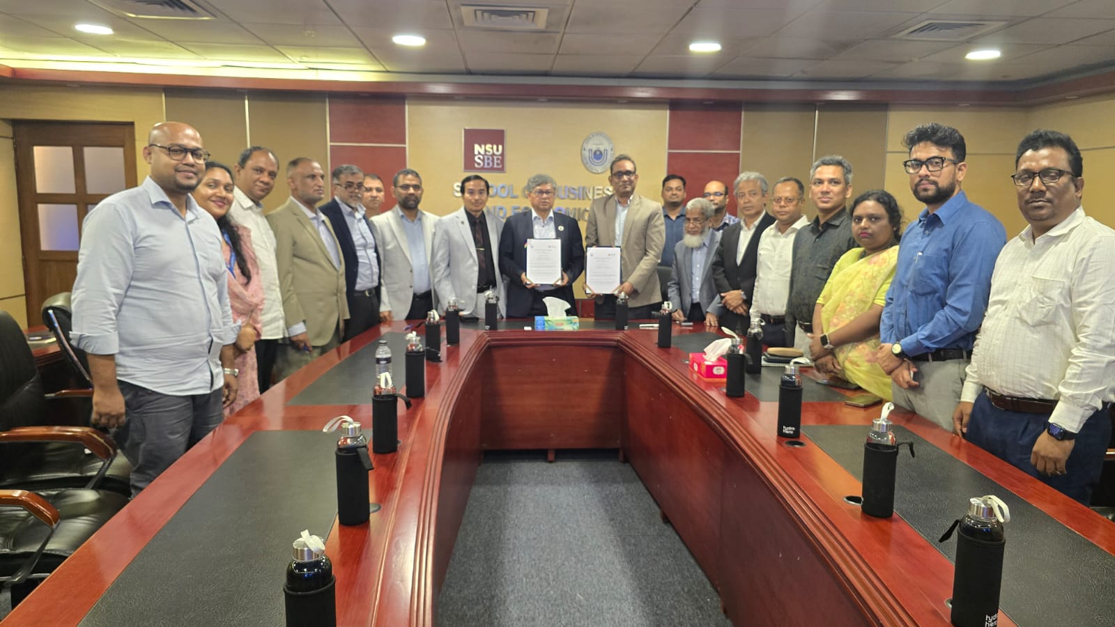     MoU Signing Ceremony Between NSU Cybersecurity Center & National Cyber Security Agency (NCSA)