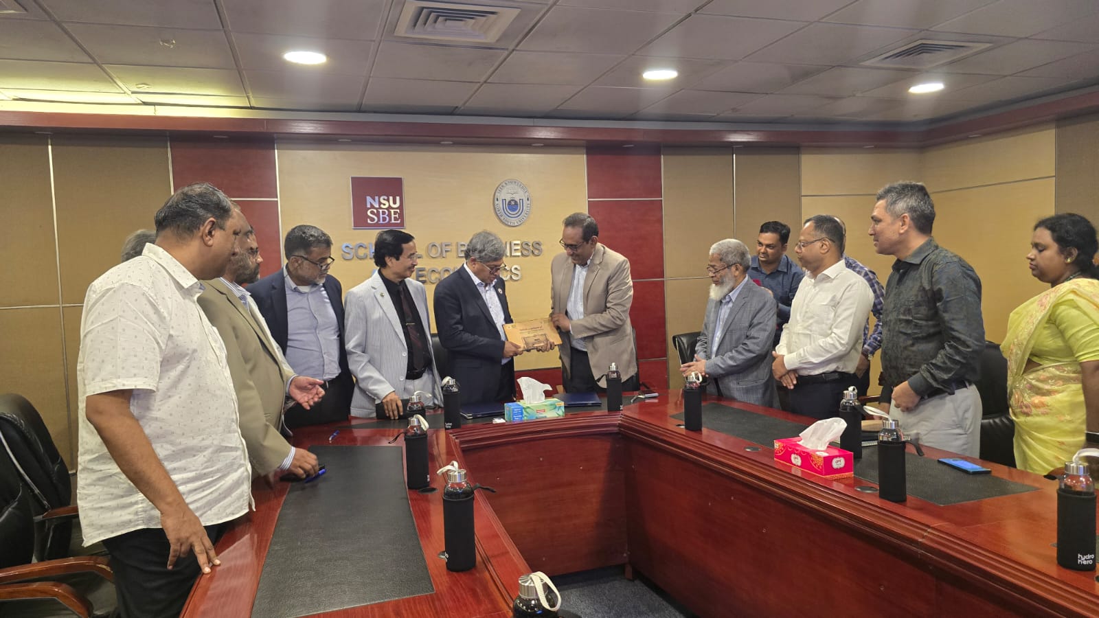 MoU Signing Ceremony Between NSU Cybersecurity Center & National Cyber Security Agency (NCSA)