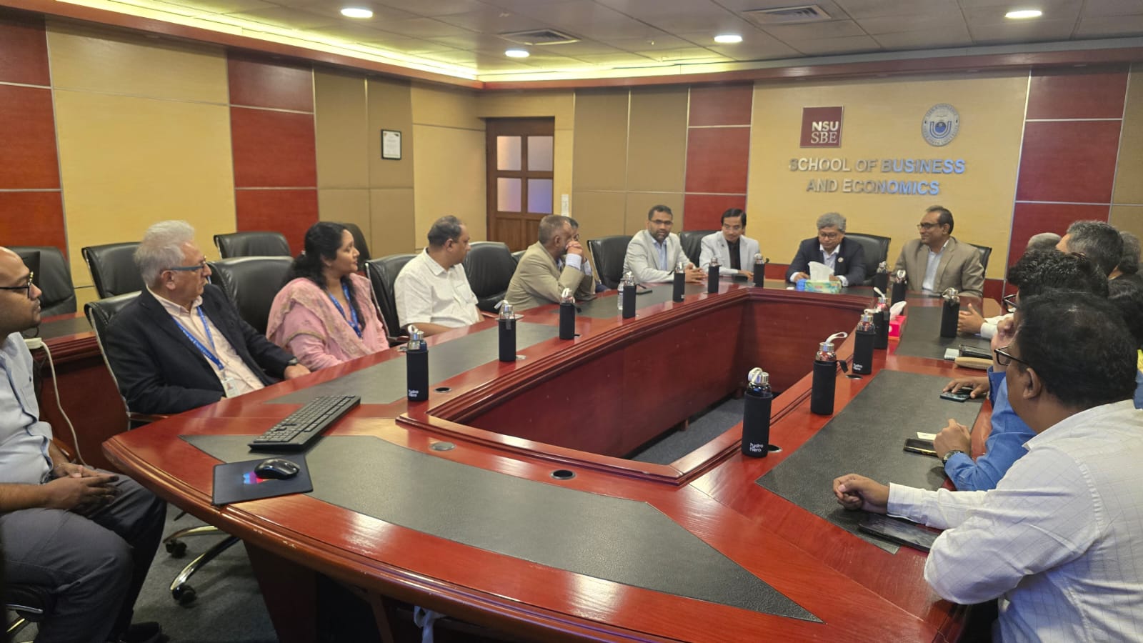 MoU Signing Ceremony Between NSU Cybersecurity Center & National Cyber Security Agency (NCSA)