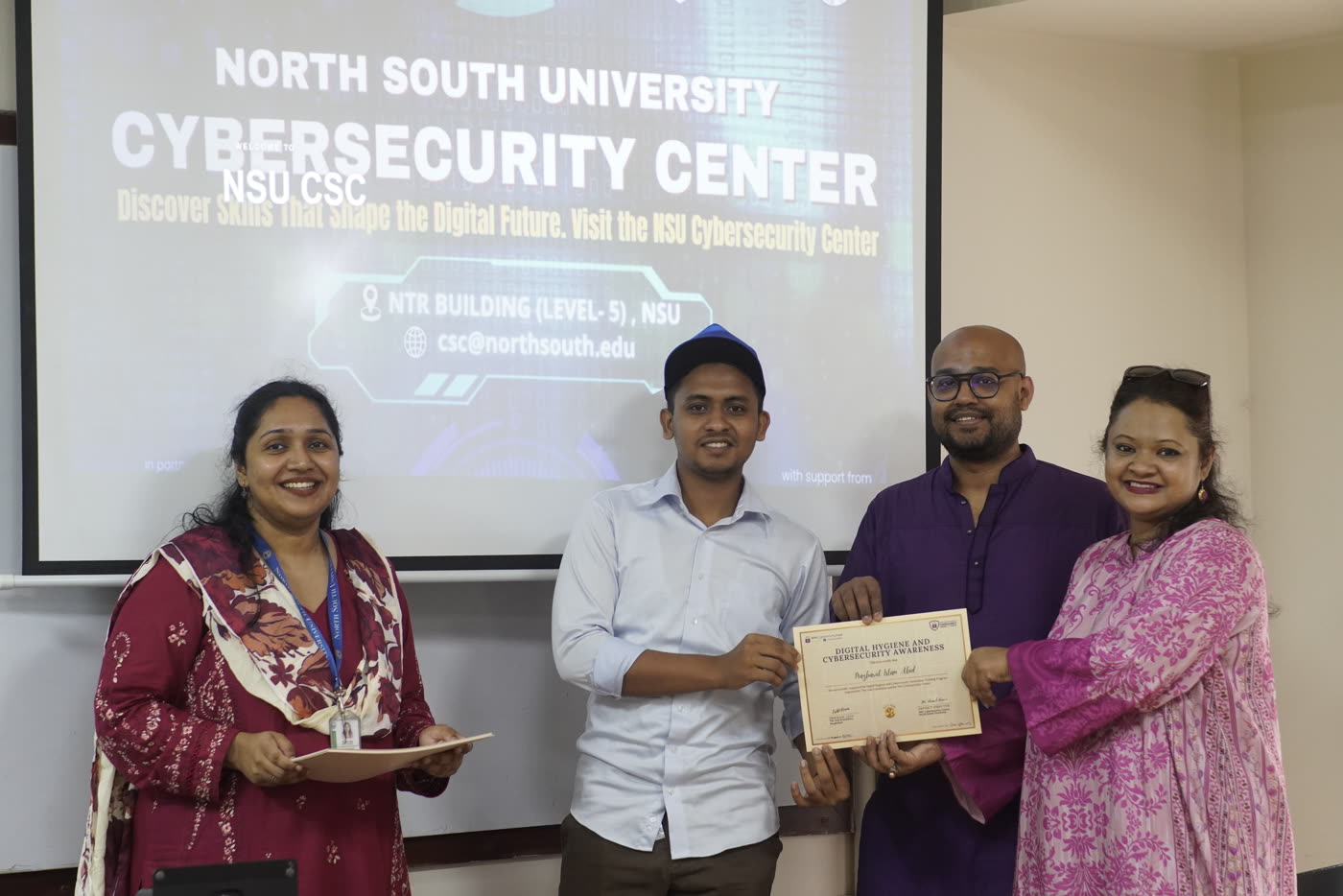 NSU Cybersecurity Center Successfully Completes Cohort 3 of Cybersecurity Hygiene Training for MSMEs