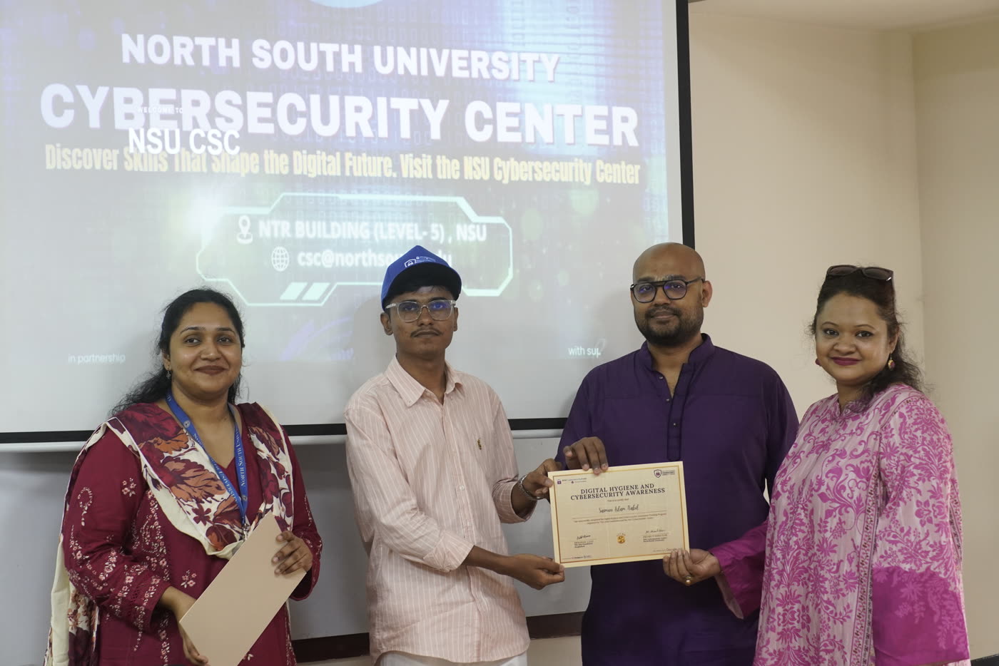 NSU Cybersecurity Center Successfully Completes Cohort 3 of Cybersecurity Hygiene Training for MSMEs