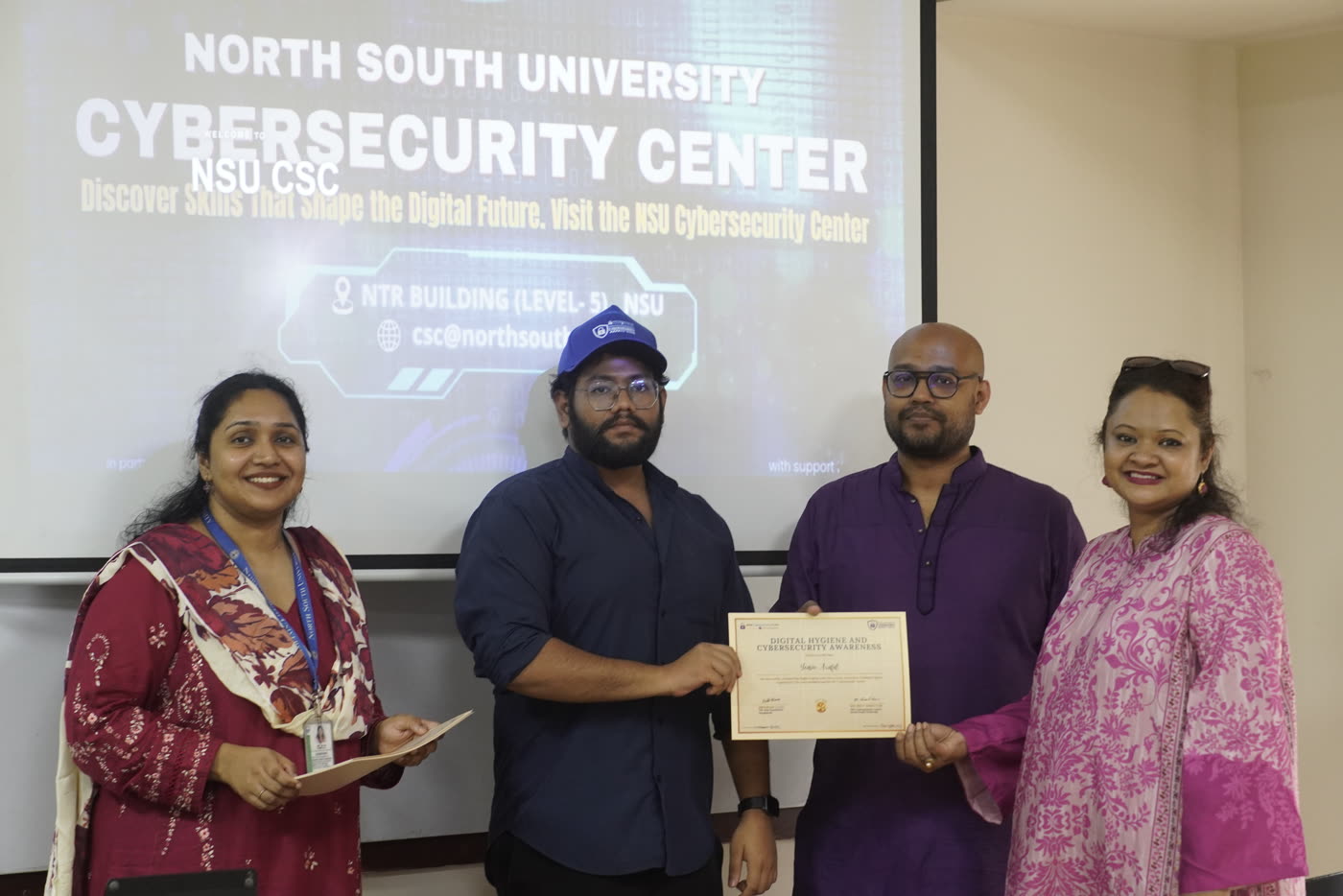 NSU Cybersecurity Center Successfully Completes Cohort 3 of Cybersecurity Hygiene Training for MSMEs