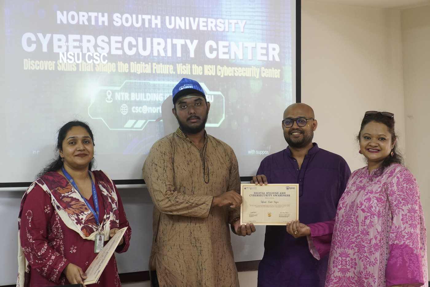 NSU Cybersecurity Center Successfully Completes Cohort 3 of Cybersecurity Hygiene Training for MSMEs