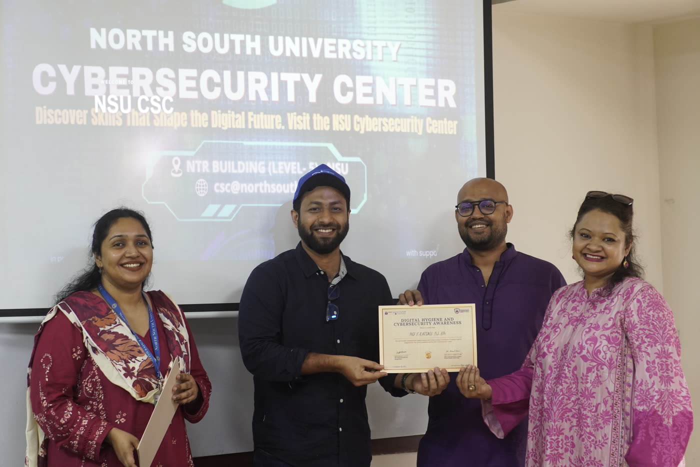 NSU Cybersecurity Center Successfully Completes Cohort 3 of Cybersecurity Hygiene Training for MSMEs