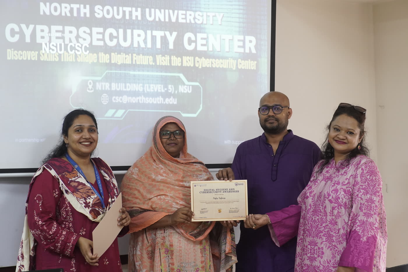 NSU Cybersecurity Center Successfully Completes Cohort 3 of Cybersecurity Hygiene Training for MSMEs